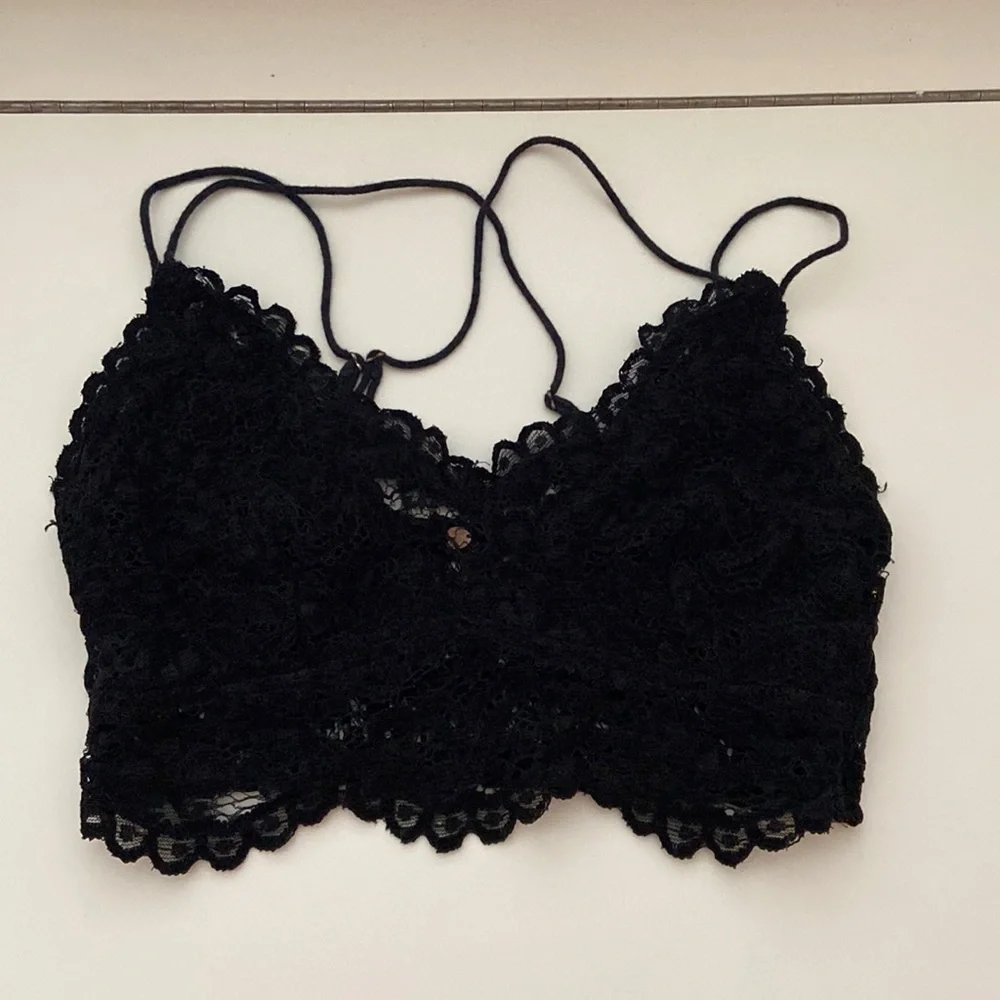 Free People Celine Bralette in Black - Picture 4 of 7
